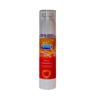 Gel Bôi Trơn Durex Play Saucy Strawberry 100ml – Hương Dâu Ngọt Ngào, Mượt Mà Cảm Xúc