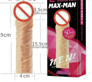 Bao đôn dên MAX-MAN Extension Sleeve tăng kích thước dương vật