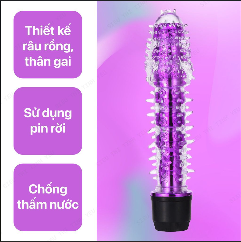 Dương vật giả râu rồng thân gai – Trải nghiệm kích thích mạnh mẽ