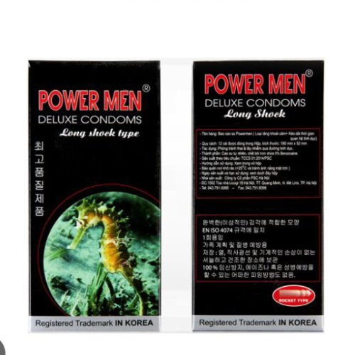 Bao cao su kéo dài Power Men – Giải pháp giúp chàng làm chủ cuộc yêu