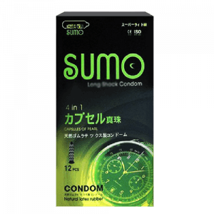 Bao cao su SUMO 4 in 1 – Bí quyết kéo dài, bôi trơn, mùi dễ chịu và bi nổi cực sướng