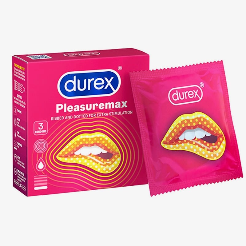 Bao Cao Su Durex Pleasuremax – Gai & Gân Nổi Kích Thích Cực Đỉnh Cho Cặp Đôi