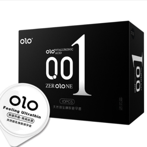 Bao Cao Su 001 OLO Đen – Siêu mỏng, đen huyền bí, mạnh mẽ hơn bao giờ hết