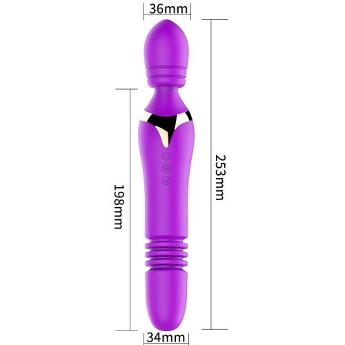 Chày Rung Thụt 2 Đầu Lucy – nâng cấp trải nghiệm khoái cảm với công nghệ rung & thụt hiện đại