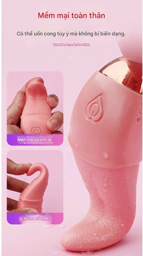 lưỡi rung liếm điểm g sưởi ấm