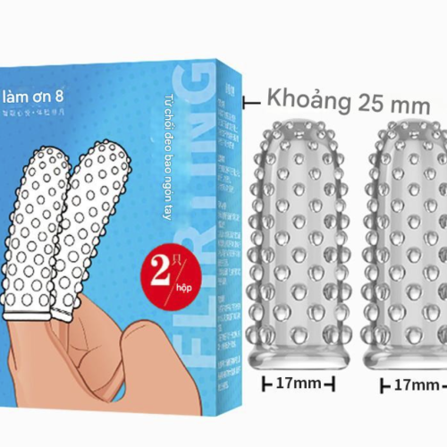 Bao Cao Su Ngón Tay Hộp 2 Chiếc