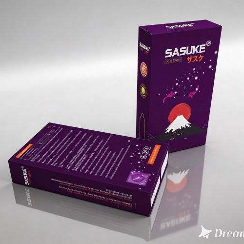 Sasuke Long Shock là dòng bao cao su đến từ Nhật Bản, nổi bật với thiết kế siêu mỏng chỉ khoảng 0.02mm kết hợp cùng gel Benzocaine 7% giúp kéo dài thời gian quan hệ hiệu quả.