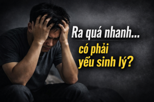 Quan hệ nhanh ra có phải yếu sinh lý không? Cách cải thiện tại nhà hiệu quả