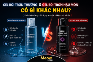 Gel bôi trơn thường và gel bôi trơn hậu môn khác nhau như thế nào? Tìm hiểu chi tiết để chọn đúng loại gel bôi trơn an toàn, phù hợp và hiệu quả nhất.