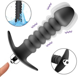 Phích cắm hậu môn rung 10 tần số 
