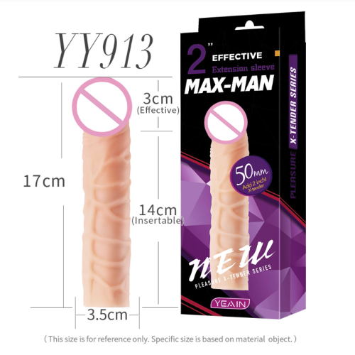 Bao đôn dên MAX-MAN Extension Sleeve màu tím