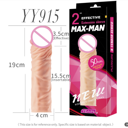Bao đôn dên MAX-MAN Extension Sleeve màu cam | Tăng kích thước & kéo dài thời gian yêu
