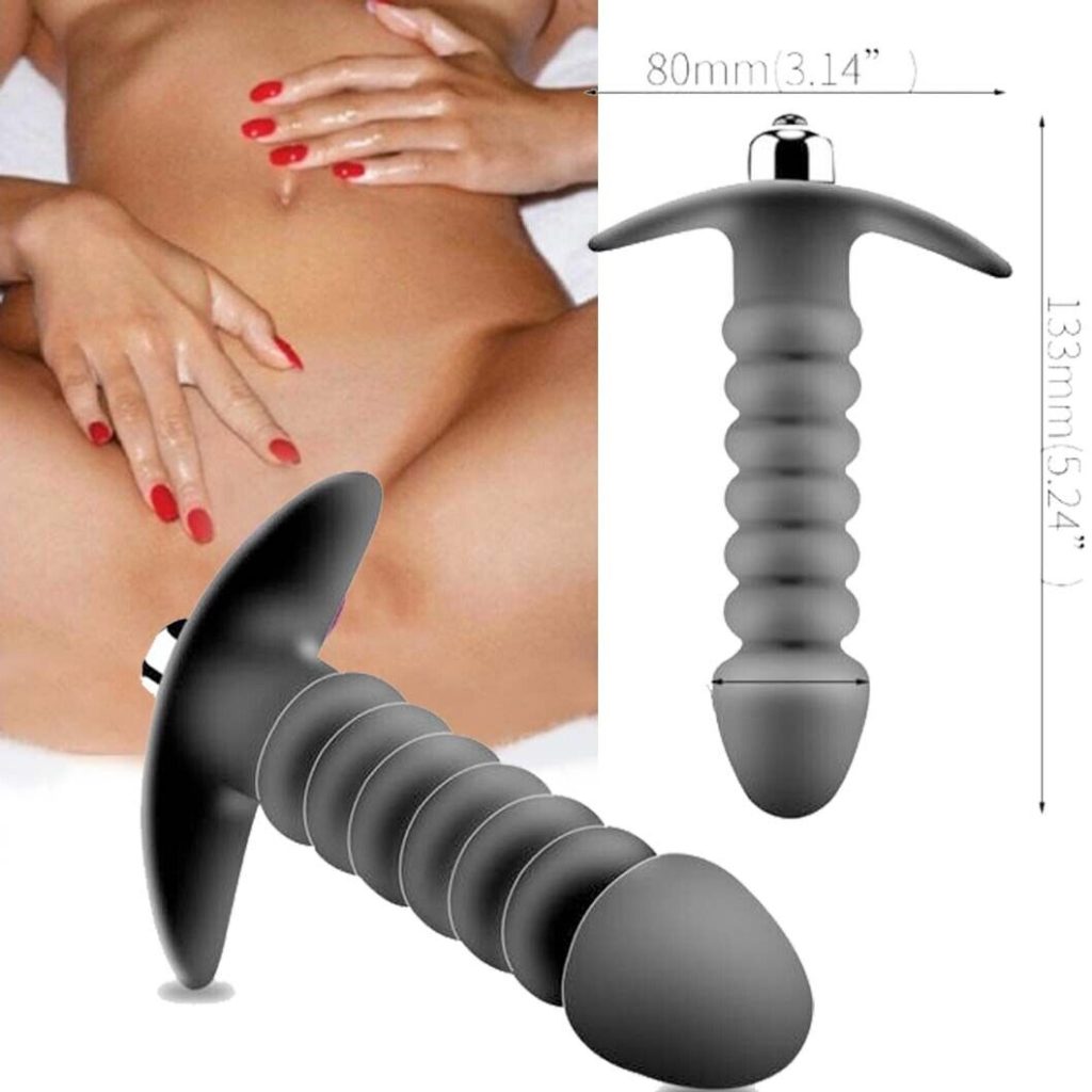 Phích cắm hậu môn rung 10 tần số