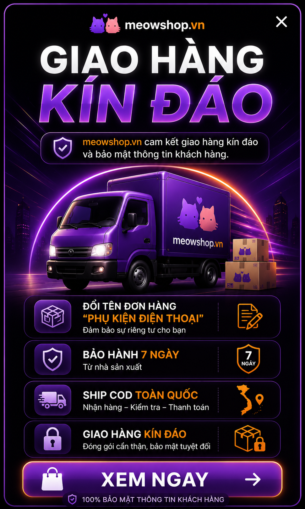 meowshop.vn shop phụ kiện phòng the uy tín ship cod toàn quốc