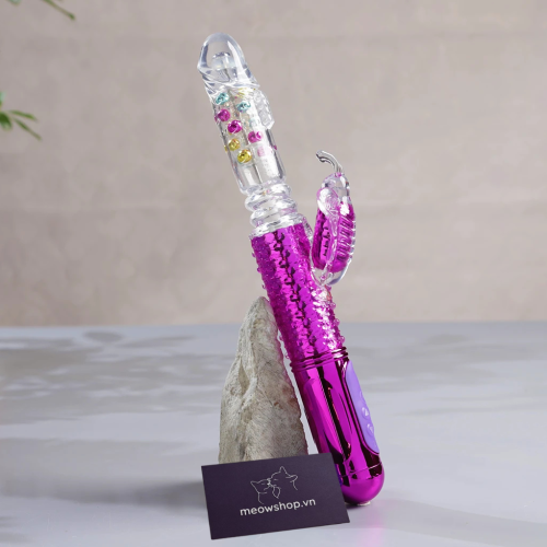 Dương vật giả LIBO có thiết kế rất đẹp mắt, hiện đại, được tích hợp nhiều chức năng tự động rung, ngoáy và thụt. mang đến cảm giác kích thích tuyệt vờ.