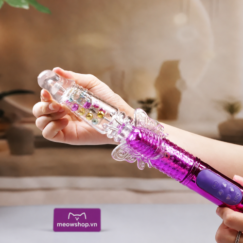 Dương vật giả LIBO có thiết kế rất đẹp mắt, hiện đại, được tích hợp nhiều chức năng tự động rung, ngoáy và thụt. mang đến cảm giác kích thích tuyệt vờ.