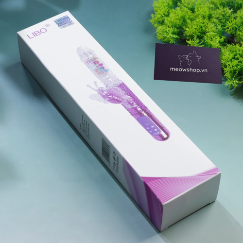 Dương vật giả LIBO có thiết kế rất đẹp mắt, hiện đại, được tích hợp nhiều chức năng tự động rung, ngoáy và thụt. mang đến cảm giác kích thích tuyệt vờ.