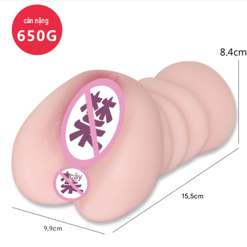 Âm đạo giả dạng thạch nguyên khối 650g