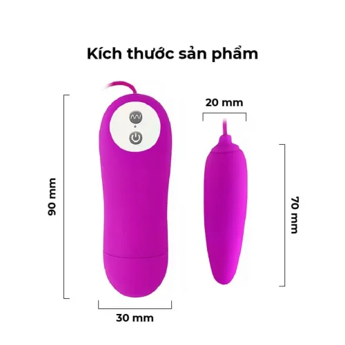 Trứng rung Pretty Love Harriet – nhỏ gọn, dễ dùng, kín đáo